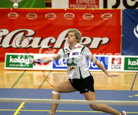Badminton Bundesliga. ASKOE Kelag Kaernten gegen BSC70 Linz. Maja Kersnik (Kaernten). Klagenfurt, am 25.10.2009.
Foto: Kuess
---
pressefotos, pressefotografie, kuess, qs, qspictures, sport, bild, bilder, bilddatenbank