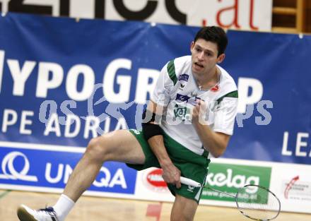 Badminton Bundesliga. ASKOE Kelag Kaernten gegen BSC70 Linz. Stiliyan Makarski (Kaernten). Klagenfurt, am 25.10.2009.
Foto: Kuess
---
pressefotos, pressefotografie, kuess, qs, qspictures, sport, bild, bilder, bilddatenbank