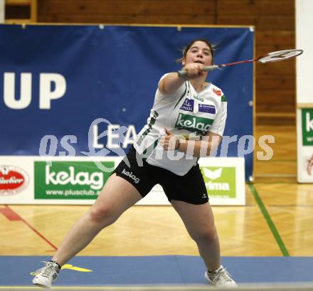 Badminton Bundesliga. ASKOE Kelag Kaernten gegen BSC70 Linz. Belinda Heber (Kaernten). Klagenfurt, am 25.10.2009.
Foto: Kuess
---
pressefotos, pressefotografie, kuess, qs, qspictures, sport, bild, bilder, bilddatenbank