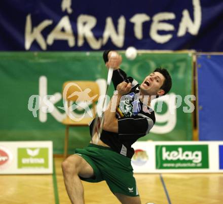 Badminton Bundesliga. ASKOE Kelag Kaernten gegen BSC70 Linz. Stiliyan Makarski (Kaernten). Klagenfurt, am 25.10.2009.
Foto: Kuess
---
pressefotos, pressefotografie, kuess, qs, qspictures, sport, bild, bilder, bilddatenbank