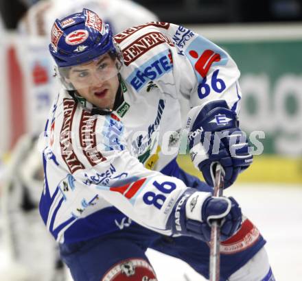 EBEL. Eishockey Bundesliga. EC Pasut VSV gegen Vienna Capitals.  Jonathan Ferland (VSV). Villach, am 30.10.2009.
Foto: Kuess 


---
pressefotos, pressefotografie, kuess, qs, qspictures, sport, bild, bilder, bilddatenbank