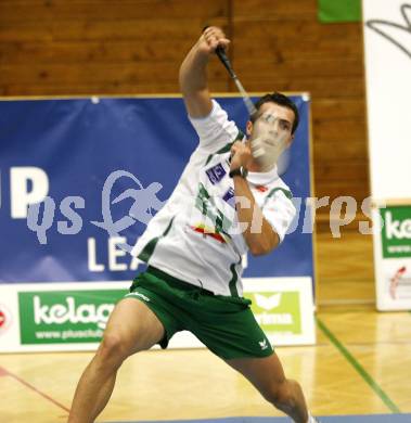 Badminton Bundesliga. ASKOE Kelag Kaernten gegen BSC70 Linz. Krassimir Jankov (Kaernten). Klagenfurt, am 25.10.2009.
Foto: Kuess
---
pressefotos, pressefotografie, kuess, qs, qspictures, sport, bild, bilder, bilddatenbank