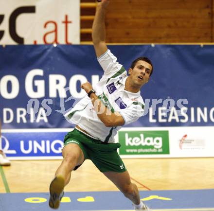 Badminton Bundesliga. ASKOE Kelag Kaernten gegen BSC70 Linz. Krassimir Jankov (Kaernten). Klagenfurt, am 25.10.2009.
Foto: Kuess
---
pressefotos, pressefotografie, kuess, qs, qspictures, sport, bild, bilder, bilddatenbank