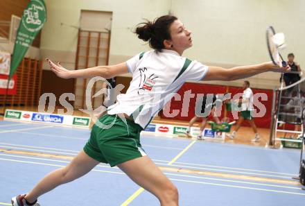 Badminton Bundesliga. ASKOE Kelag Kaernten gegen WBH Wien. Ana Kovac (Kaernten). Klagenfurt, am 26.10.2009.
Foto: Kuess
---
pressefotos, pressefotografie, kuess, qs, qspictures, sport, bild, bilder, bilddatenbank