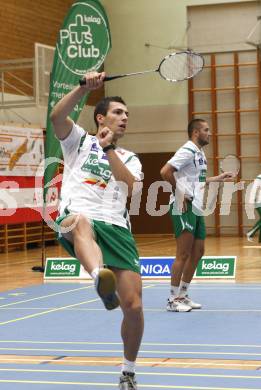 Badminton Bundesliga. ASKOE Kelag Kaernten gegen WBH Wien. Krassimir Jankov (Kaernten). Klagenfurt, am 26.10.2009.
Foto: Kuess
---
pressefotos, pressefotografie, kuess, qs, qspictures, sport, bild, bilder, bilddatenbank