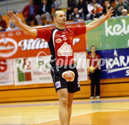 Volleyball. MEVZA. SK Aich/Dob gegen Hotvolleys Wien. Martin Pipa (Aich). Prevalje, 7.11.2009.
Foto:Kuess

---
pressefotos, pressefotografie, kuess, qs, qspictures, sport, bild, bilder, bilddatenbank