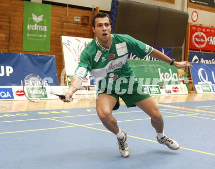 Badminton Bundesliga. ASKOE Kelag Kaernten gegen WBH Wien. Krassimir Jankov (Kaernten). Klagenfurt, am 26.10.2009.
Foto: Kuess
---
pressefotos, pressefotografie, kuess, qs, qspictures, sport, bild, bilder, bilddatenbank