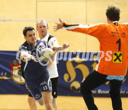 Handball Bundesliga. SC Ferlach gegen HSG Baernbach/Koeflach. Bostjan Stusaj (Ferlach). Ferlach, 7.11.2009.
Foto: Kuess
---
pressefotos, pressefotografie, kuess, qs, qspictures, sport, bild, bilder, bilddatenbank