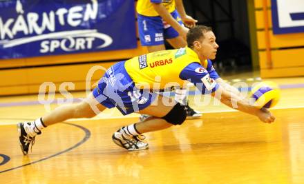 Volleyball. MEVZA. SK Aich/Dob gegen Hotvolleys Wien. Nejc Pusnik (Aich). Prevalje, 7.11.2009.
Foto:Kuess

---
pressefotos, pressefotografie, kuess, qs, qspictures, sport, bild, bilder, bilddatenbank