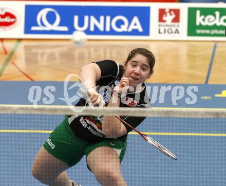 Badminton Bundesliga. ASKOE Kelag Kaernten gegen WBH Wien. Belinda Heber (Kaernten). Klagenfurt, am 26.10.2009.
Foto: Kuess
---
pressefotos, pressefotografie, kuess, qs, qspictures, sport, bild, bilder, bilddatenbank