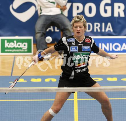 Badminton Bundesliga. ASKOE Kelag Kaernten gegen WBH Wien. Maja Kersnik (Kaernten). Klagenfurt, am 26.10.2009.
Foto: Kuess
---
pressefotos, pressefotografie, kuess, qs, qspictures, sport, bild, bilder, bilddatenbank