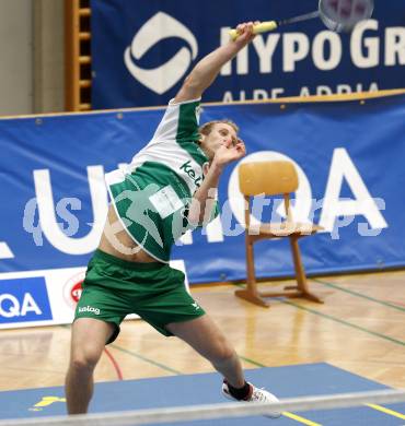 Badminton Bundesliga. ASKOE Kelag Kaernten gegen WBH Wien. Michael Trojan (Kaernten). Klagenfurt, am 26.10.2009.
Foto: Kuess
---
pressefotos, pressefotografie, kuess, qs, qspictures, sport, bild, bilder, bilddatenbank