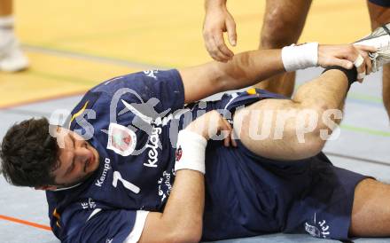 Handball Bundesliga. SC Ferlach gegen HSG Baernbach/Koeflach. Christian Koschu (Ferlach). Ferlach, 7.11.2009.
Foto: Kuess
---
pressefotos, pressefotografie, kuess, qs, qspictures, sport, bild, bilder, bilddatenbank