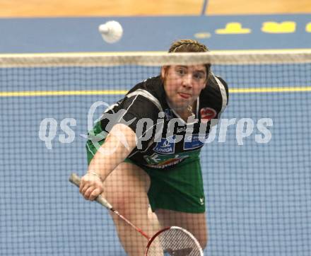 Badminton Bundesliga. ASKOE Kelag Kaernten gegen WBH Wien. Belinda Heber (Kaernten). Klagenfurt, am 26.10.2009.
Foto: Kuess
---
pressefotos, pressefotografie, kuess, qs, qspictures, sport, bild, bilder, bilddatenbank