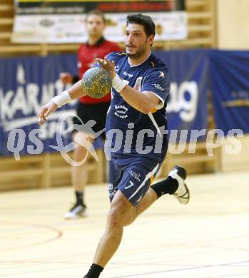 Handball Bundesliga. SC Ferlach gegen HSG Baernbach/Koeflach. Christian Koschu (Ferlach). Ferlach, 7.11.2009.
Foto: Kuess
---
pressefotos, pressefotografie, kuess, qs, qspictures, sport, bild, bilder, bilddatenbank