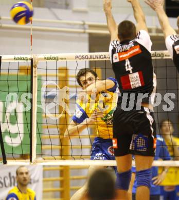 Volleyball. MEVZA. SK Aich/Dob gegen Hotvolleys Wien. Milan Bencz (Aich). Prevalje, 7.11.2009.
Foto:Kuess

---
pressefotos, pressefotografie, kuess, qs, qspictures, sport, bild, bilder, bilddatenbank