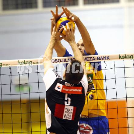 Volleyball. MEVZA. SK Aich/Dob gegen Hotvolleys Wien. Martin Bencic (Aich). Prevalje, 7.11.2009.
Foto:Kuess

---
pressefotos, pressefotografie, kuess, qs, qspictures, sport, bild, bilder, bilddatenbank