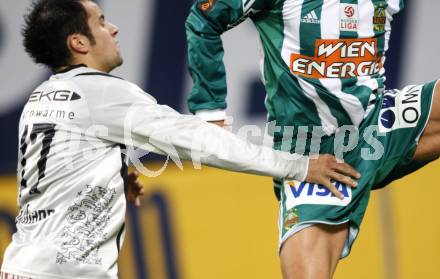 Fussball. Tipp3-Bundesliga. SK Austria Kelag Kaernten gegen Rapid Wien.  Leonhard Kaufmann (Austria Kaernten). Klagenfurt, 28.10.2009.
Foto: Kuess  

---
pressefotos, pressefotografie, kuess, qs, qspictures, sport, bild, bilder, bilddatenbank