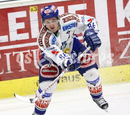 EBEL. Eishockey Bundesliga. EC Pasut VSV gegen Vienna Capitals.  Jonathan Ferland (VSV). Villach, am 30.10.2009.
Foto: Kuess 


---
pressefotos, pressefotografie, kuess, qs, qspictures, sport, bild, bilder, bilddatenbank