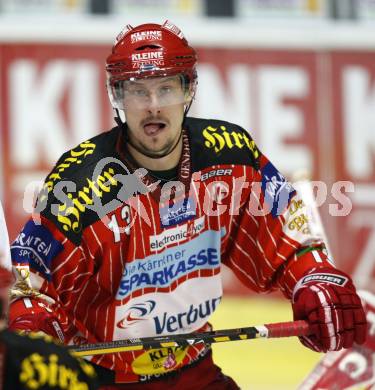 EBEL. Eishockey Bundesliga. KAC gegen HDD TILIA Olimpija Ljubljana.  Johannes Kirisits (KAC). Klagenfurt, am 27.10.2009.
Foto: Kuess 

---
pressefotos, pressefotografie, kuess, qs, qspictures, sport, bild, bilder, bilddatenbank