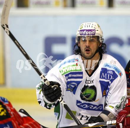 EBEL. Eishockey Bundesliga. KAC gegen HDD TILIA Olimpija Ljubljana.  Frank Banham (Laibach). Klagenfurt, am 27.10.2009.
Foto: Kuess 

---
pressefotos, pressefotografie, kuess, qs, qspictures, sport, bild, bilder, bilddatenbank