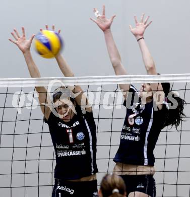 Volleyball MEVZA.  ATSC Wildcats gegen SVS Post . WUESTENHAGEN Birgit, FABRIS Kristina   (Wildcats). Klagenfurt, 14.11.2009.
Foto: Kuess

---
pressefotos, pressefotografie, kuess, qs, qspictures, sport, bild, bilder, bilddatenbank