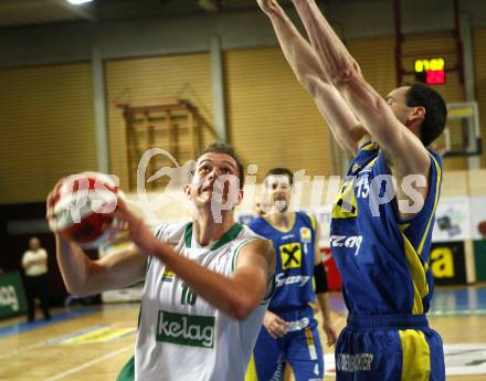 Basketball Bundesliga. Woerthersee Piraten gegen UBSC Graz.
Rasid Mahalbasic (Piraten), FORRESTAL Jason (Graz). Klagenfurt, 15.11.2009
Foto: Kuess

---
pressefotos, pressefotografie, kuess, qs, qspictures, sport, bild, bilder, bilddatenbank