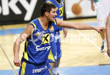 Basketball Bundesliga. Woerthersee Piraten gegen UBSC Graz.
Reinhard Lanegger (Graz). Klagenfurt, 15.11.2009
Foto: Kuess

---
pressefotos, pressefotografie, kuess, qs, qspictures, sport, bild, bilder, bilddatenbank