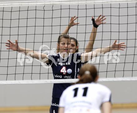 Volleyball MEVZA.  ATSC Wildcats gegen SVS Post . Samira MAUCH, Lina Sabine GORBACH (Wildcats). Klagenfurt, 14.11.2009.
Foto: Kuess

---
pressefotos, pressefotografie, kuess, qs, qspictures, sport, bild, bilder, bilddatenbank