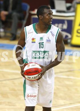 Basketball Bundesliga. Woerthersee Piraten gegen UBSC Graz.
Phil McCandies (Piraten). Klagenfurt, 15.11.2009
Foto: Kuess

---
pressefotos, pressefotografie, kuess, qs, qspictures, sport, bild, bilder, bilddatenbank