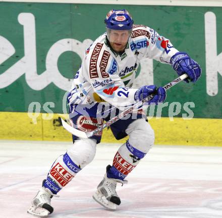 EBEL. Eishockey Bundesliga. EC Pasut VSV gegen Vienna Capitals.  Guenther Lanzinger (VSV). Villach, am 30.10.2009.
Foto: Kuess 


---
pressefotos, pressefotografie, kuess, qs, qspictures, sport, bild, bilder, bilddatenbank