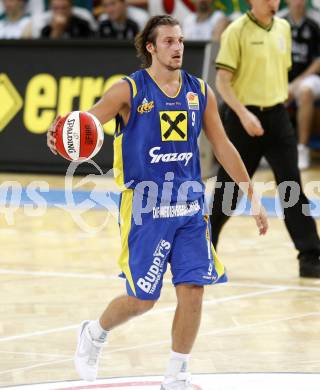 Basketball Bundesliga. Woerthersee Piraten gegen UBSC Graz.
Alex Lanegger (Graz). Klagenfurt, 15.11.2009
Foto: Kuess

---
pressefotos, pressefotografie, kuess, qs, qspictures, sport, bild, bilder, bilddatenbank