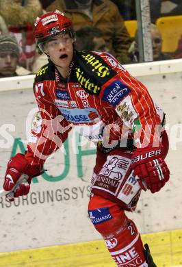 EBEL. Eishockey Bundesliga. KAC gegen EV Vienna Capitals. Thomas Hundertpfund (KAC). Klagenfurt, am 13.11.2009.
Foto: Nadja Kuess 

---
pressefotos, pressefotografie, kuess, qs, qspictures, sport, bild, bilder, bilddatenbank