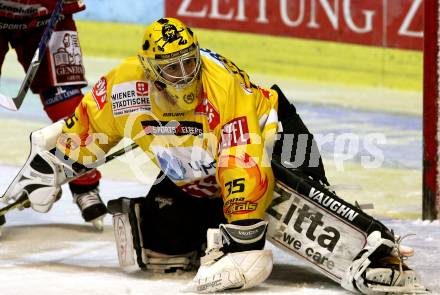 EBEL. Eishockey Bundesliga. KAC gegen EV Vienna Capitals. Frederic Cassivi (Vienna). Klagenfurt, am 13.11.2009.
Foto: Nadja Kuess 

---
pressefotos, pressefotografie, kuess, qs, qspictures, sport, bild, bilder, bilddatenbank