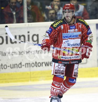 EBEL. Eishockey Bundesliga. KAC gegen EV Vienna Capitals. Shawn Bates (KAC). Klagenfurt, am 13.11.2009.
Foto: Kuess 

---
pressefotos, pressefotografie, kuess, qs, qspictures, sport, bild, bilder, bilddatenbank