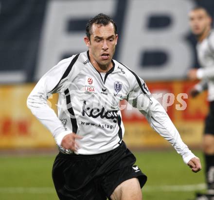 Fussball. Tipp3-Bundesliga. SK Austria Kelag Kaernten gegen Rapid Wien.  Christian Prawda (Austria Kaernten). Klagenfurt, 28.10.2009.
Foto: Kuess  

---
pressefotos, pressefotografie, kuess, qs, qspictures, sport, bild, bilder, bilddatenbank