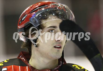 EBEL. Eishockey Bundesliga. KAC gegen EV Vienna Capitals. Fabian Scholz (KAC). Klagenfurt, am 13.11.2009.
Foto: Kuess 

---
pressefotos, pressefotografie, kuess, qs, qspictures, sport, bild, bilder, bilddatenbank