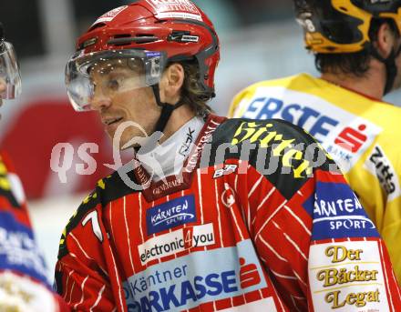 EBEL. Eishockey Bundesliga. KAC gegen EV Vienna Capitals.  Dieter Kalt (KAC). Klagenfurt, am 13.11.2009.
Foto: Kuess 

---
pressefotos, pressefotografie, kuess, qs, qspictures, sport, bild, bilder, bilddatenbank
