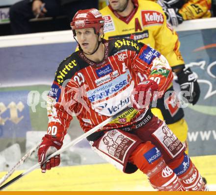 EBEL. Eishockey Bundesliga. KAC gegen EV Vienna Capitals. Mike Craig (KAC). Klagenfurt, am 13.11.2009.
Foto: Kuess 

---
pressefotos, pressefotografie, kuess, qs, qspictures, sport, bild, bilder, bilddatenbank