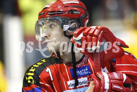 EBEL. Eishockey Bundesliga. KAC gegen EV Vienna Capitals. Herbert Ratz (KAC). Klagenfurt, am 13.11.2009.
Foto: Kuess 

---
pressefotos, pressefotografie, kuess, qs, qspictures, sport, bild, bilder, bilddatenbank
