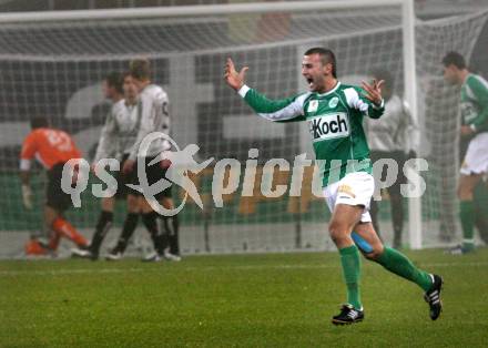 Fussball. Tipp3-Bundesliga. SK Austria Kelag Kaernten gegen SV Mattersburg. Torjubel Mattersburg. Klagenfurt, 21.11.2009. 
Foto: Kuess

---
pressefotos, pressefotografie, kuess, qs, qspictures, sport, bild, bilder, bilddatenbank