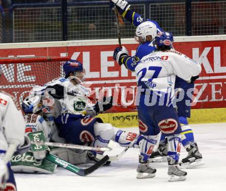 EBEL. Eishockey Bundesliga. EC Pasut VSV gegen KHL Medvescak Zagreb. Gert Prohaska, Michael Raffl, Wolfgangg Kromp. (VSV), Ausgleich fuer Zagreb MARTIN Conrad (Zagreb). Villach, am 22.11.2009.
Foto: Kuess 


---
pressefotos, pressefotografie, kuess, qs, qspictures, sport, bild, bilder, bilddatenbank