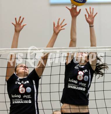 Volleyball MEVZA. ATSC Wildcats gegen SVS Post. Rosalinda Seidl, Birgit Wüstenhagen (Wildcats). Klagenfurt, 14.11.2009.
Foto: Nadja Kuess
---
pressefotos, pressefotografie, kuess, qs, qspictures, sport, bild, bilder, bilddatenbank