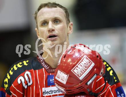 EBEL. Eishockey Bundesliga. KAC gegen EV Vienna Capitals. Mike Craig (KAC). Klagenfurt, am 13.11.2009.
Foto: Kuess 

---
pressefotos, pressefotografie, kuess, qs, qspictures, sport, bild, bilder, bilddatenbank