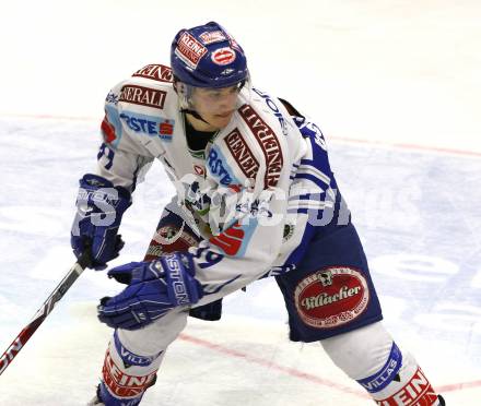 EBEL. Eishockey Bundesliga. EC Pasut VSV gegen KHL Medvescak Zagreb. Stefan Bacher (VSV). Villach, am 22.11.2009.
Foto: Kuess 


---
pressefotos, pressefotografie, kuess, qs, qspictures, sport, bild, bilder, bilddatenbank