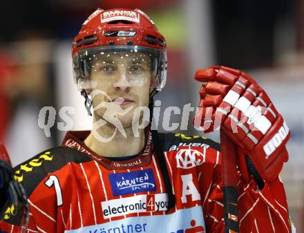 EBEL. Eishockey Bundesliga. KAC gegen EV Vienna Capitals. Herbert Ratz (KAC). Klagenfurt, am 13.11.2009.
Foto: Kuess 

---
pressefotos, pressefotografie, kuess, qs, qspictures, sport, bild, bilder, bilddatenbank