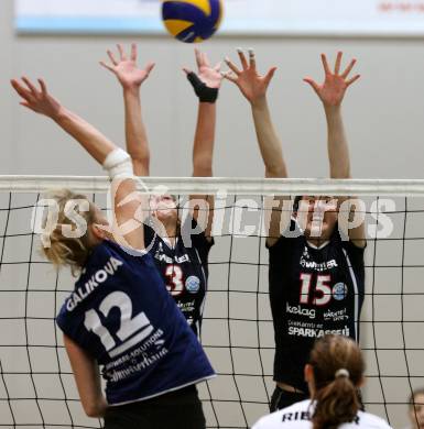 Volleyball MEVZA. ATSC Wildcats gegen SVS Post. Lina Gorbach, Anna Cmaylo (Wildcats). Klagenfurt, 14.11.2009.
Foto: Nadja Kuess
---
pressefotos, pressefotografie, kuess, qs, qspictures, sport, bild, bilder, bilddatenbank