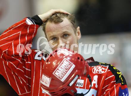 EBEL. Eishockey Bundesliga. KAC gegen EV Vienna Capitals. Mike Craig (KAC). Klagenfurt, am 13.11.2009.
Foto: Kuess 

---
pressefotos, pressefotografie, kuess, qs, qspictures, sport, bild, bilder, bilddatenbank