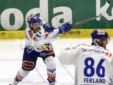 EBEL. Eishockey Bundesliga. EC Pasut VSV gegen KHL Medvescak Zagreb. Guenther Lanzinger (VSV). Villach, am 22.11.2009.
Foto: Kuess 


---
pressefotos, pressefotografie, kuess, qs, qspictures, sport, bild, bilder, bilddatenbank