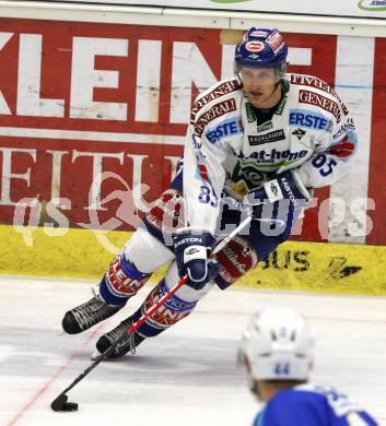 EBEL. Eishockey Bundesliga. EC Pasut VSV gegen KHL Medvescak Zagreb. Philipp Pinter (VSV). Villach, am 22.11.2009.
Foto: Kuess 


---
pressefotos, pressefotografie, kuess, qs, qspictures, sport, bild, bilder, bilddatenbank